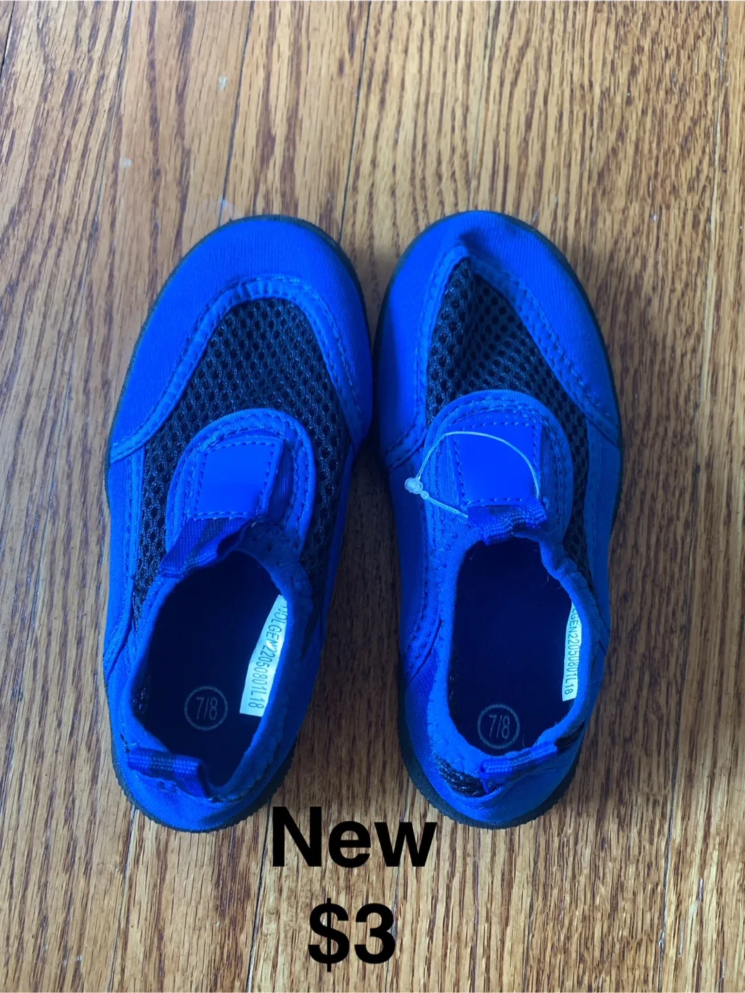 New Blue Water Shoes - Size 7/8 thumbnail