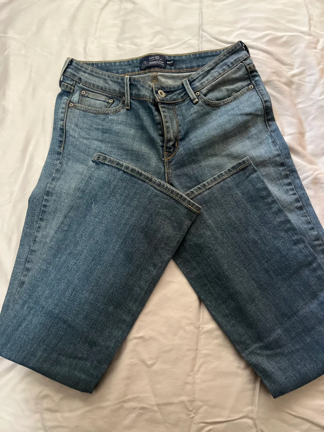 Vintage Levi's Slight Curve Classic Boot Cut Jeans - Size 28 image indicator(4)