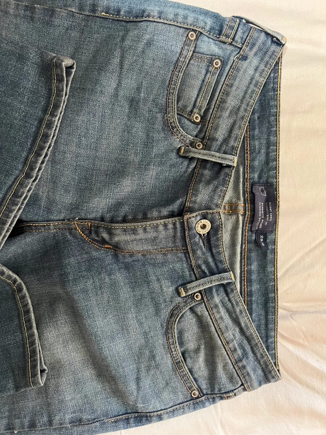 Vintage Levi's Slight Curve Classic Boot Cut Jeans - Size 28 image indicator(7)