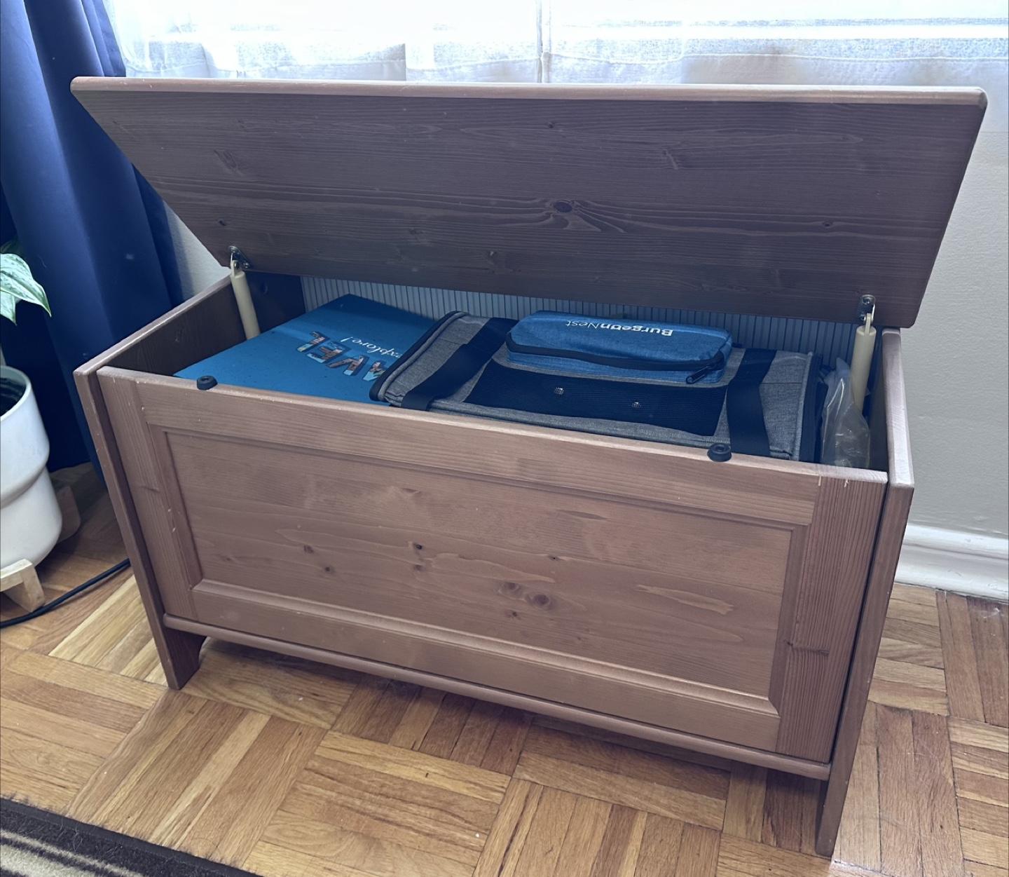 Storage Ottoman $25 (FIRM) - photo 2