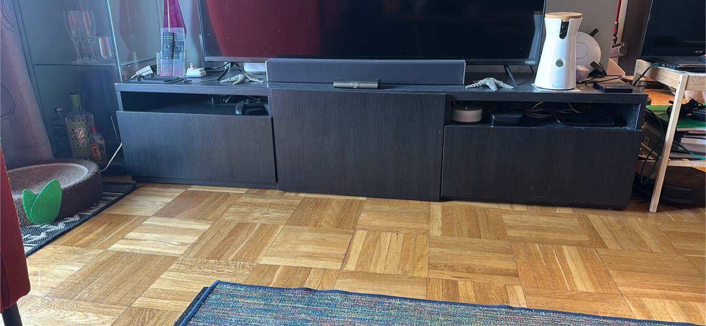IKEA BESTÅ TV Stand – $50 (FIRM)
