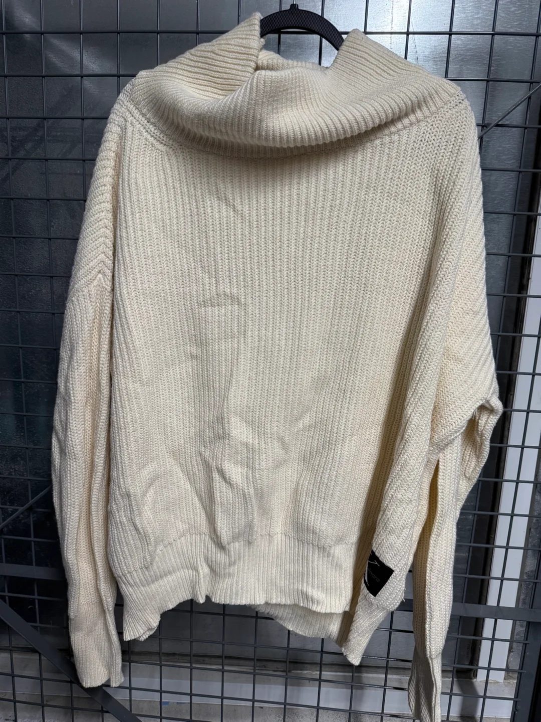 Calvin Klein Jeans Cream Sweater - Size L thumbnail