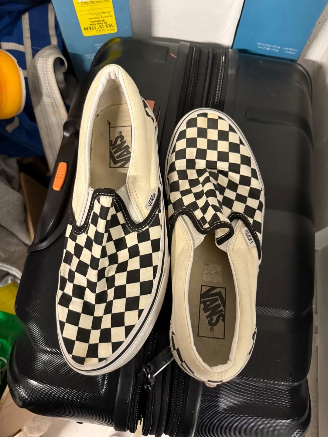 Vans Checkerboard Slip-On Shoes thumbnail