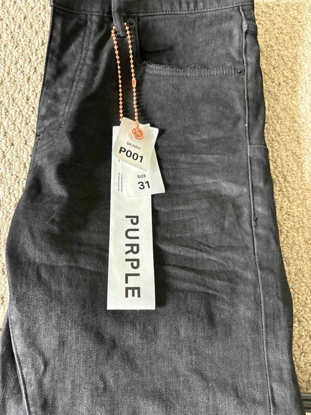 Purple Brand P001 Skinny Jeans, Size 31 thumbnail