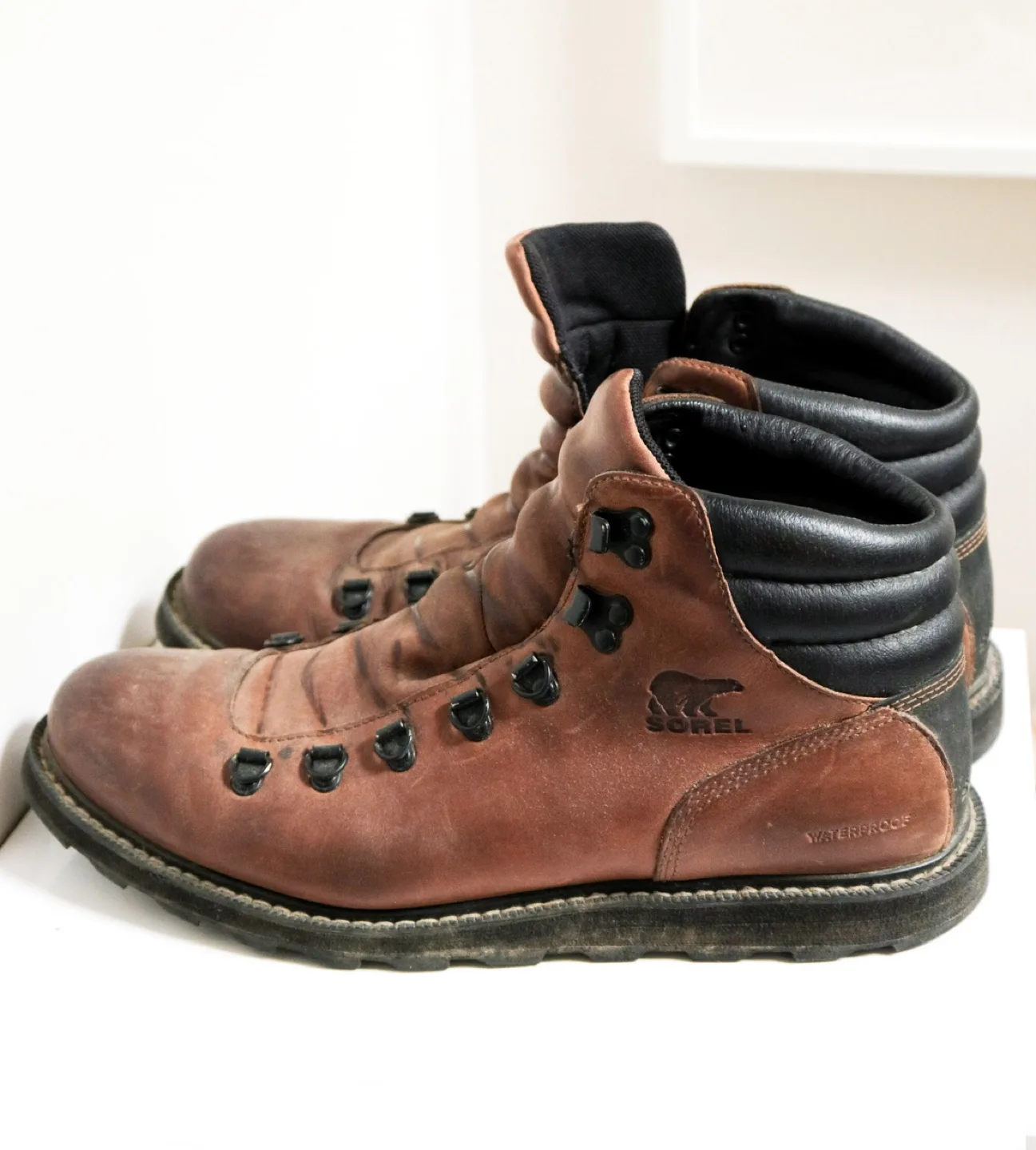 Sorel Brown Leather Hiking Boots image indicator(4)