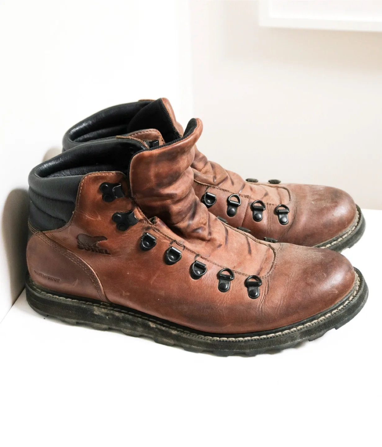 Sorel Brown Leather Hiking Boots image indicator(2)