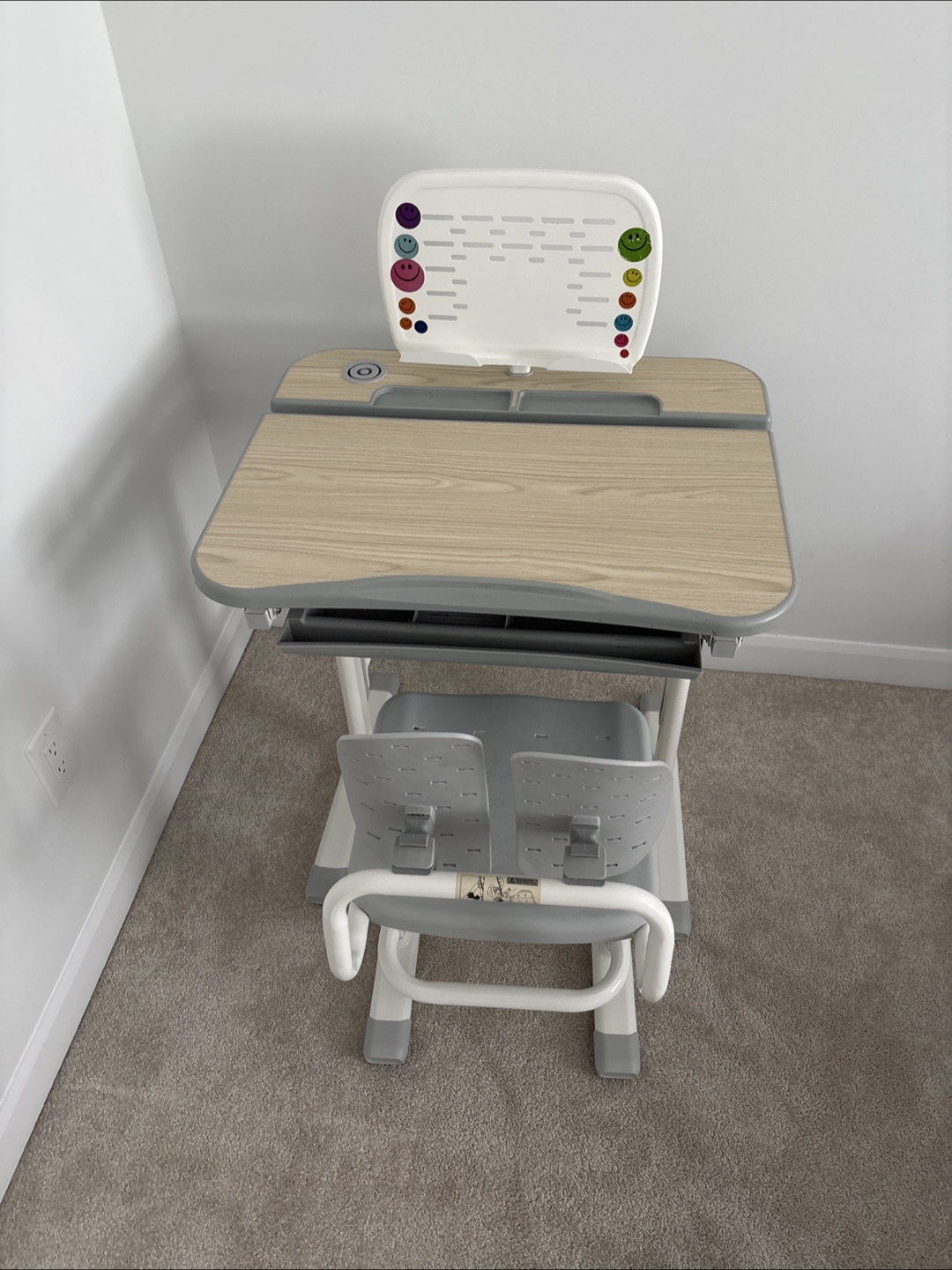 Kids Adjustable Study Desk and Chair