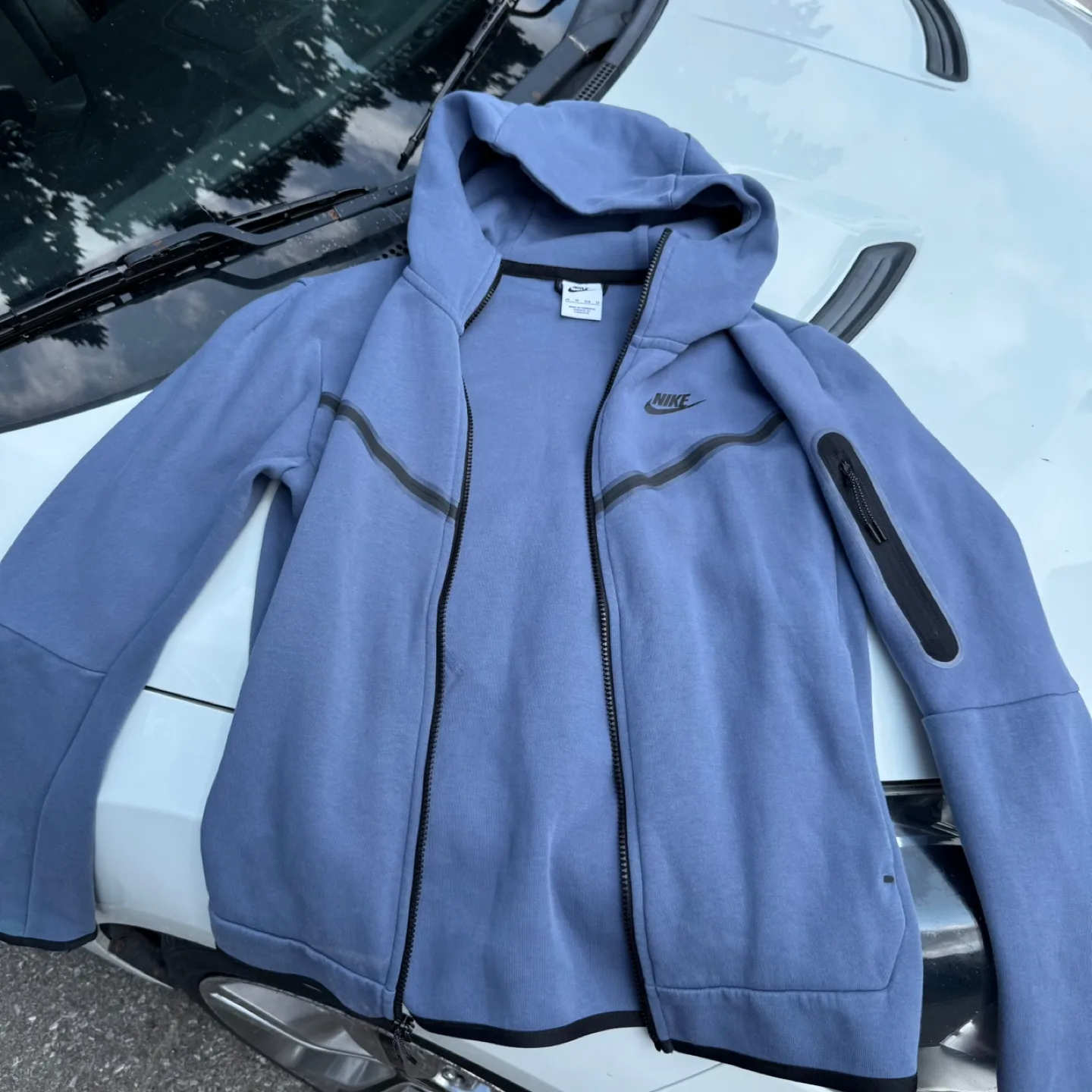 Nike Tech Fleece Hoodie XS - Blue thumbnail