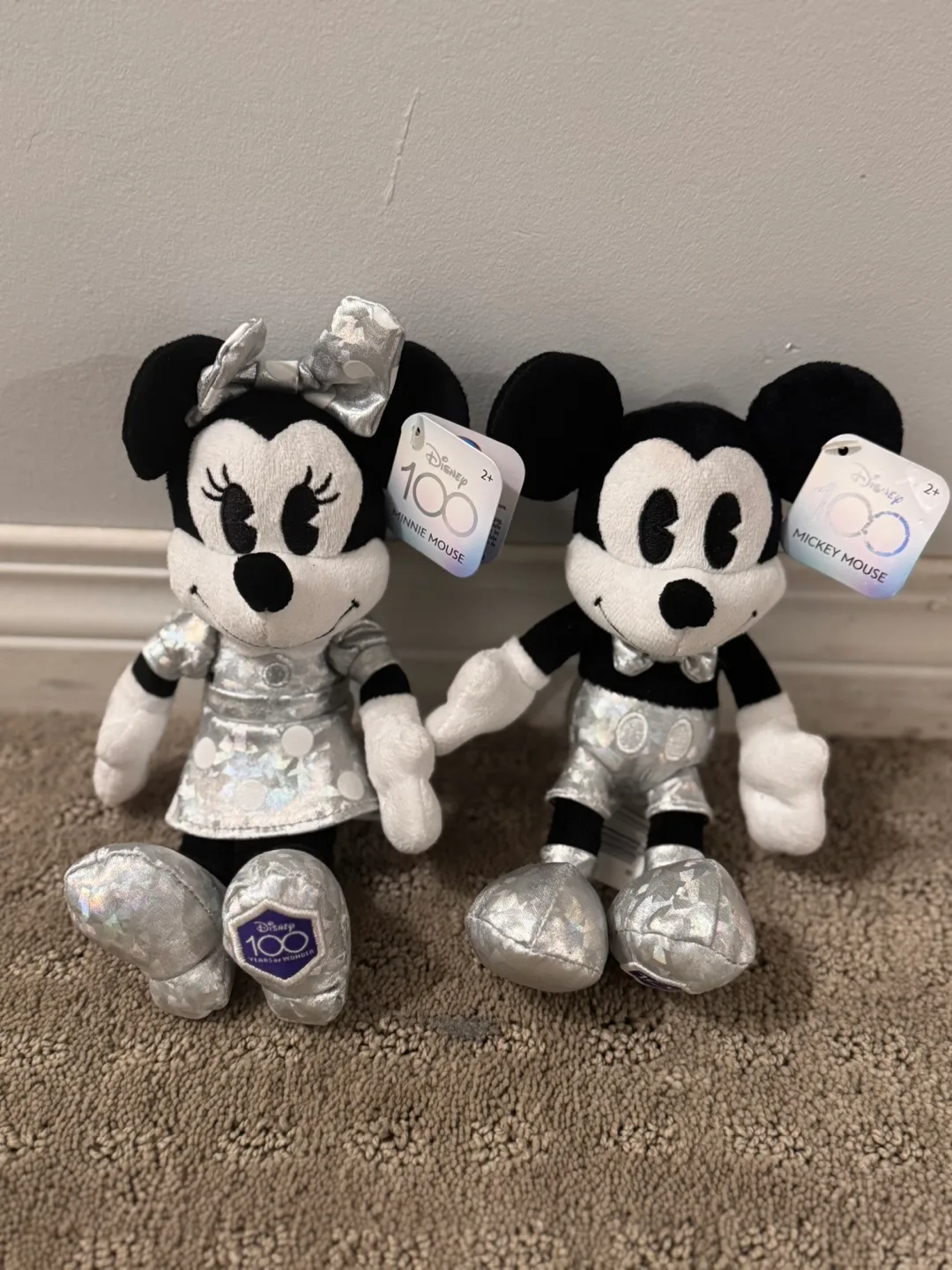 Disney 100 Mickey and Minnie Plush Set - New thumbnail