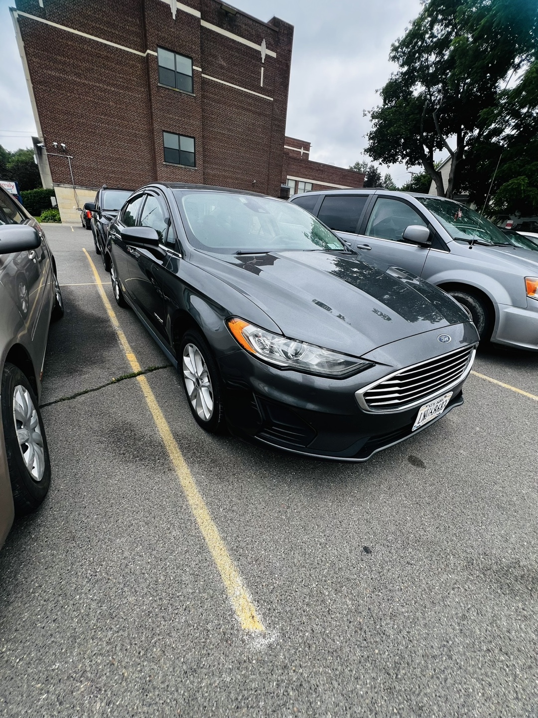 Ford Fusion Hybrid - Gray Sedan - photo 2