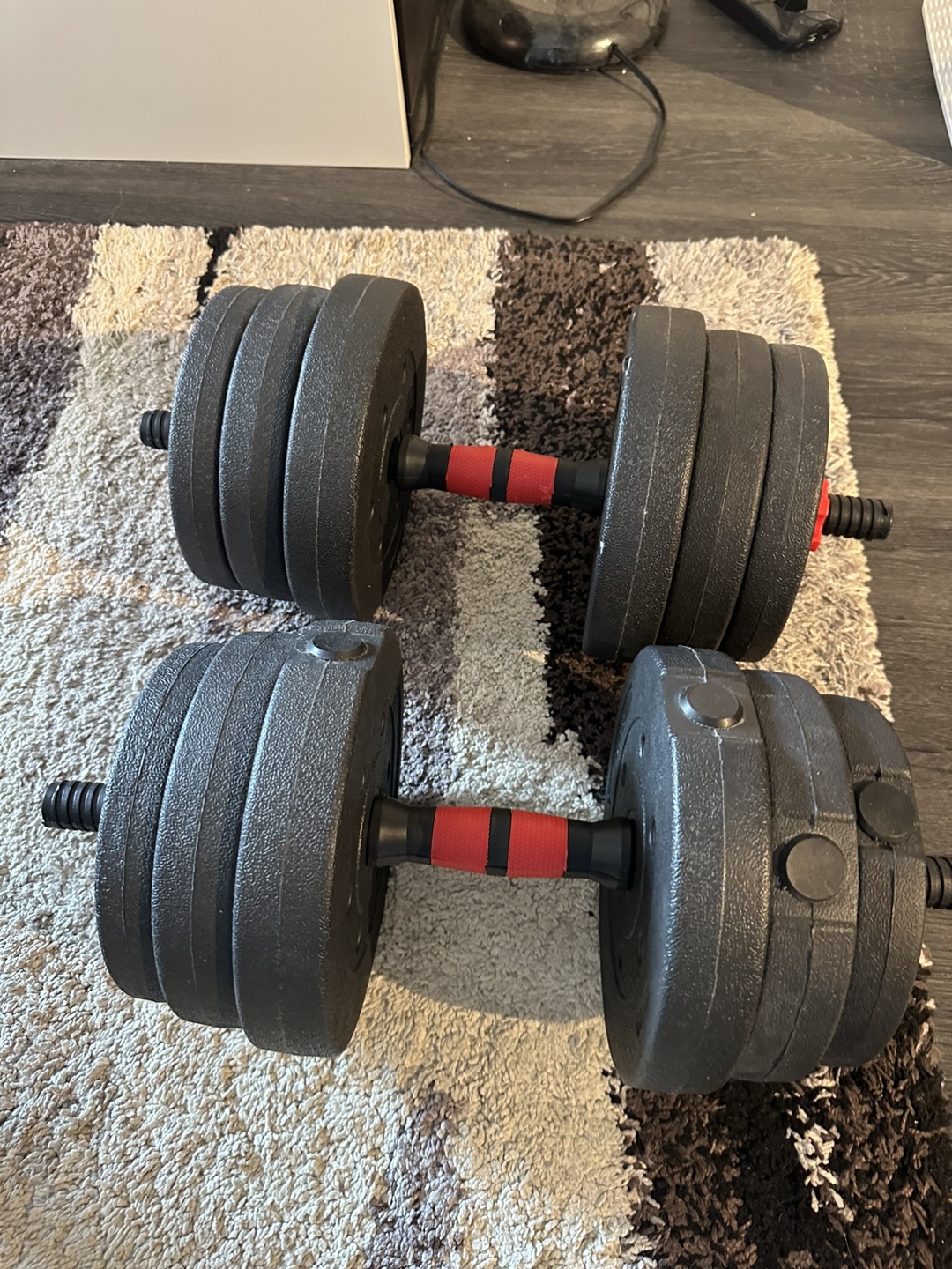 Adjustable Dumbbell Set - 2.5kg, 1.25kg, 2kg Weights