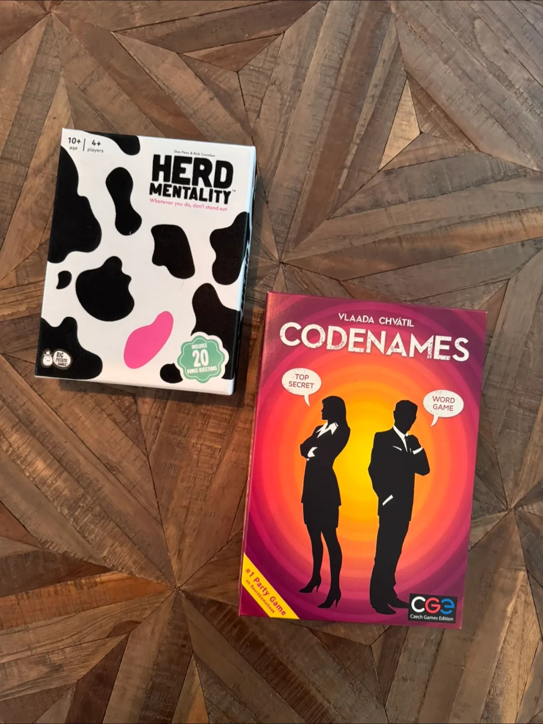 Codenames & Herd Mentality Board Games thumbnail