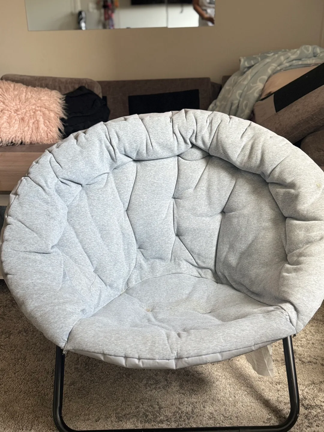 Grey Papasan Chair thumbnail