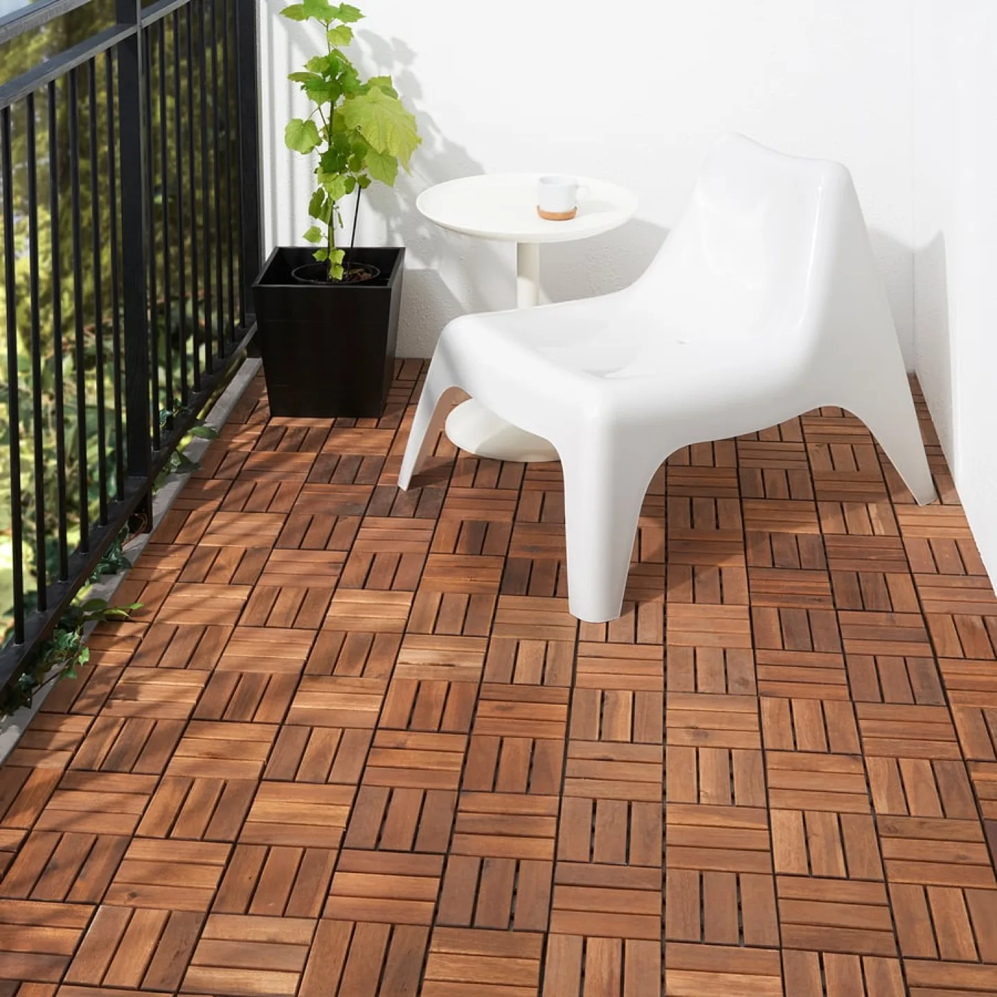 IKEA RUNNEN Deck Tile (Dark Brown) thumbnail