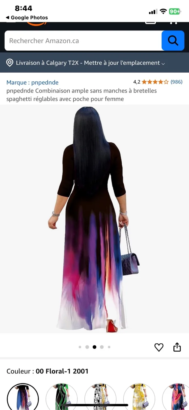 🍁Large Maxi Dress - Floral image indicator(3)