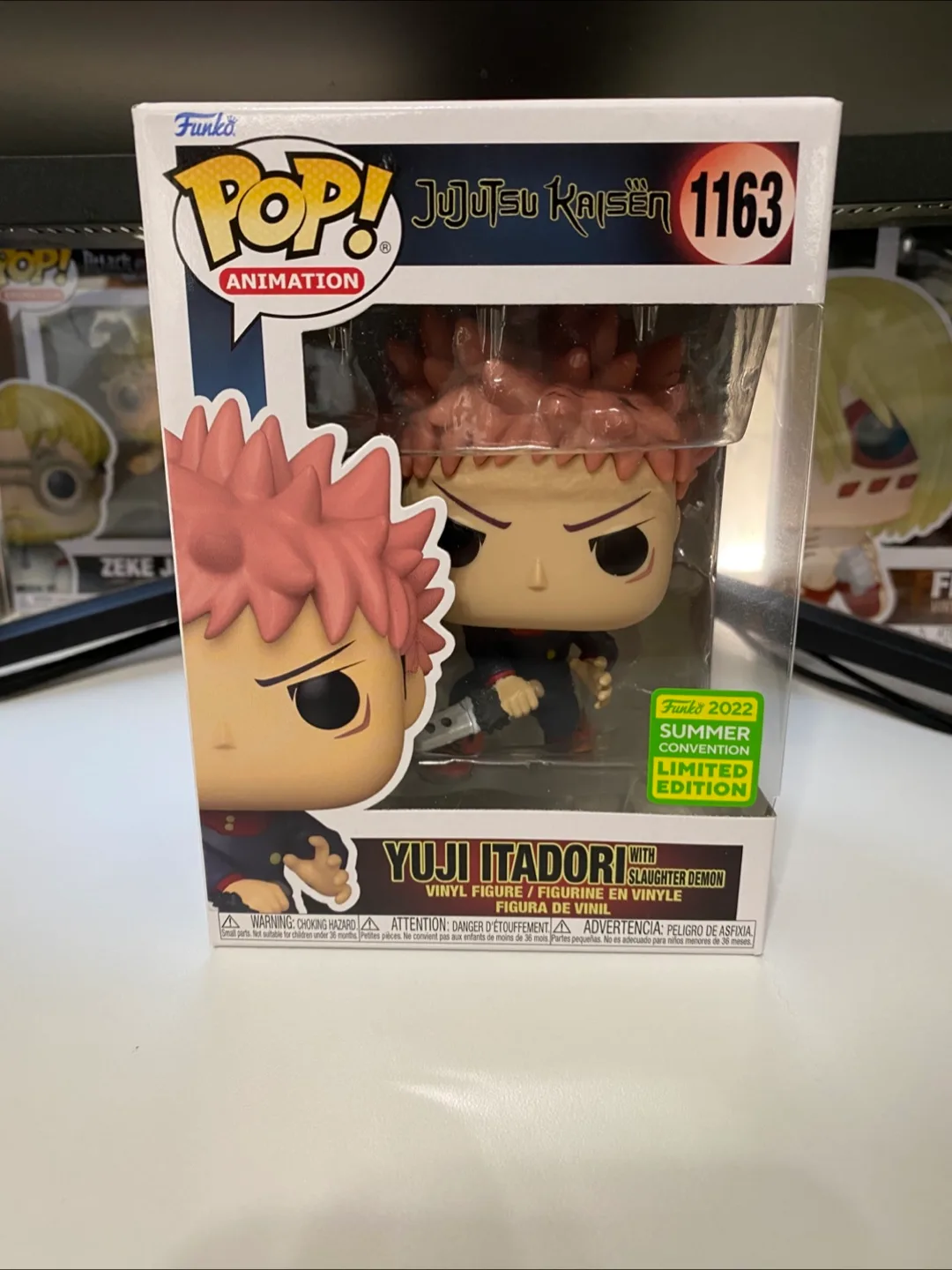 Funko Pop Jujutsu Kaisen Yuji Itadori #1163 thumbnail