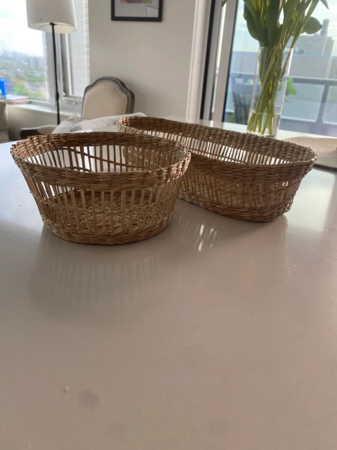 Wicker Baskets - Set of 2 thumbnail