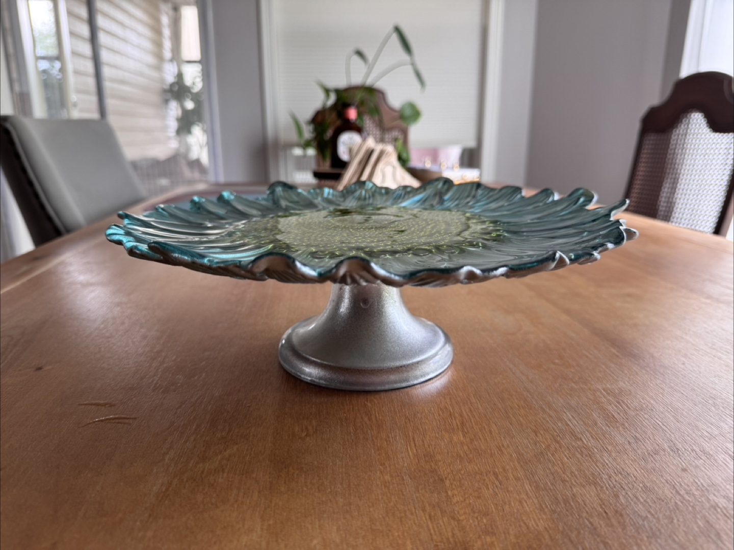 Sunflower Glass Serving Platter - photo 2