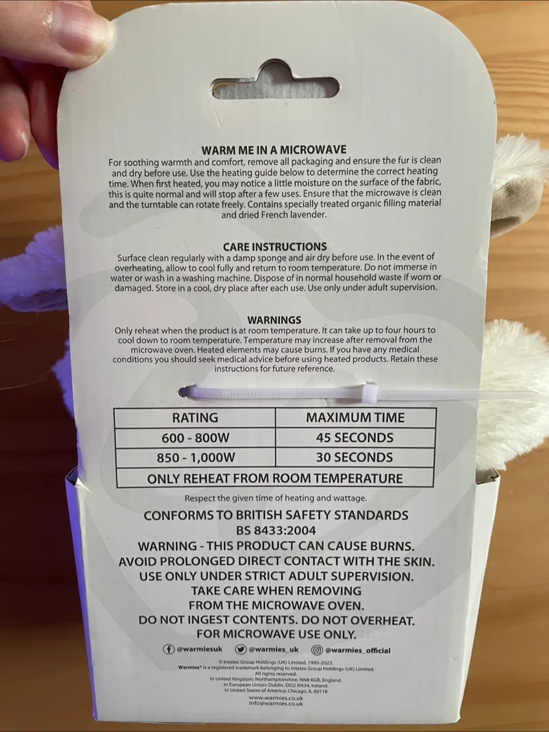 Warmies Plush Lamb image indicator(3)