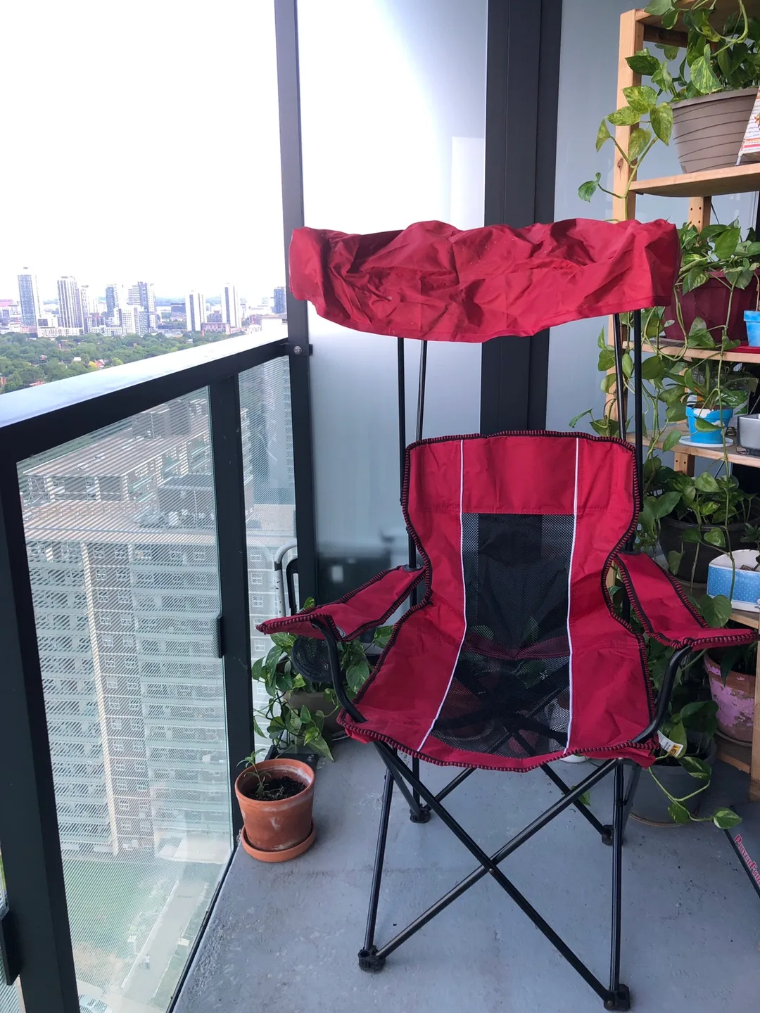 Ozark Trail Oversized Mesh Chair with Canopy thumbnail