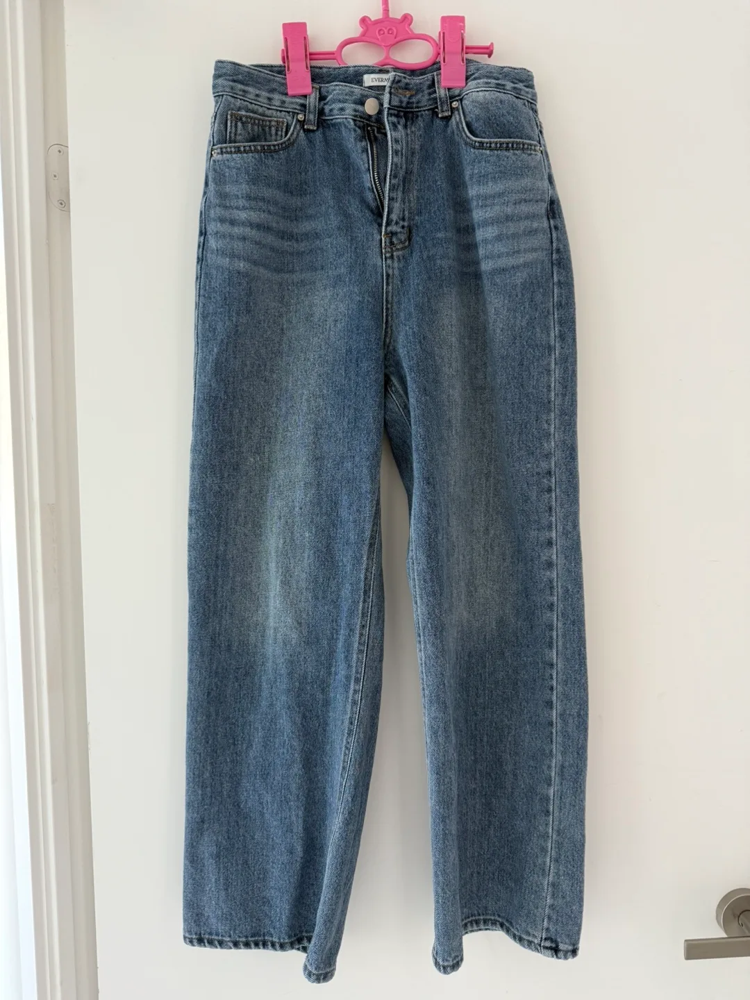 Wide Denim Jeans from Korea thumbnail