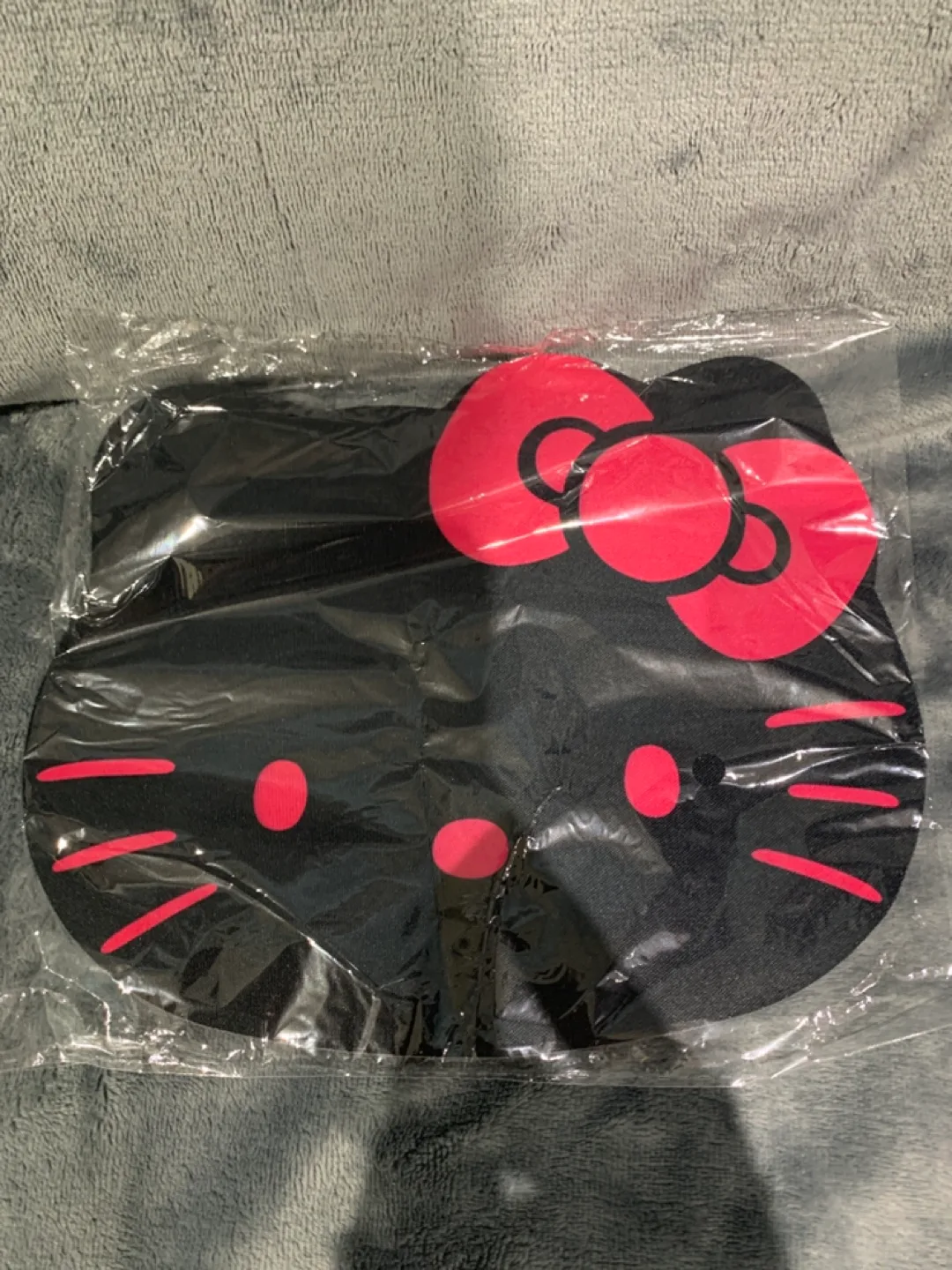 Hello Kitty Black Mouse Pad - New! thumbnail