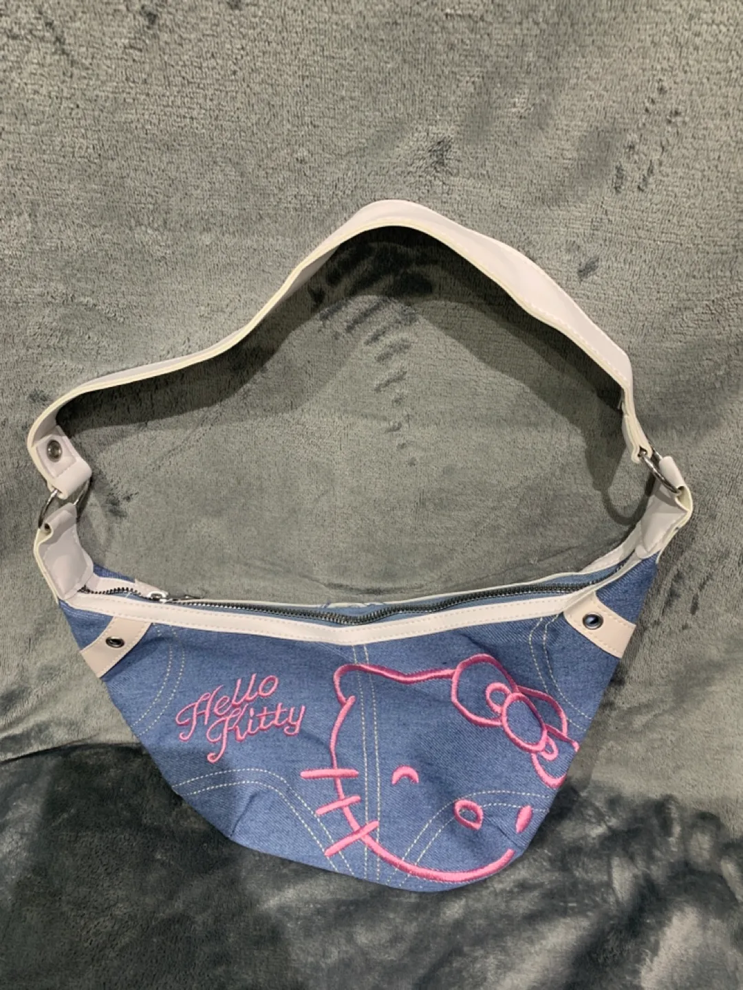 Hello Kitty Denim Shoulder Bag thumbnail