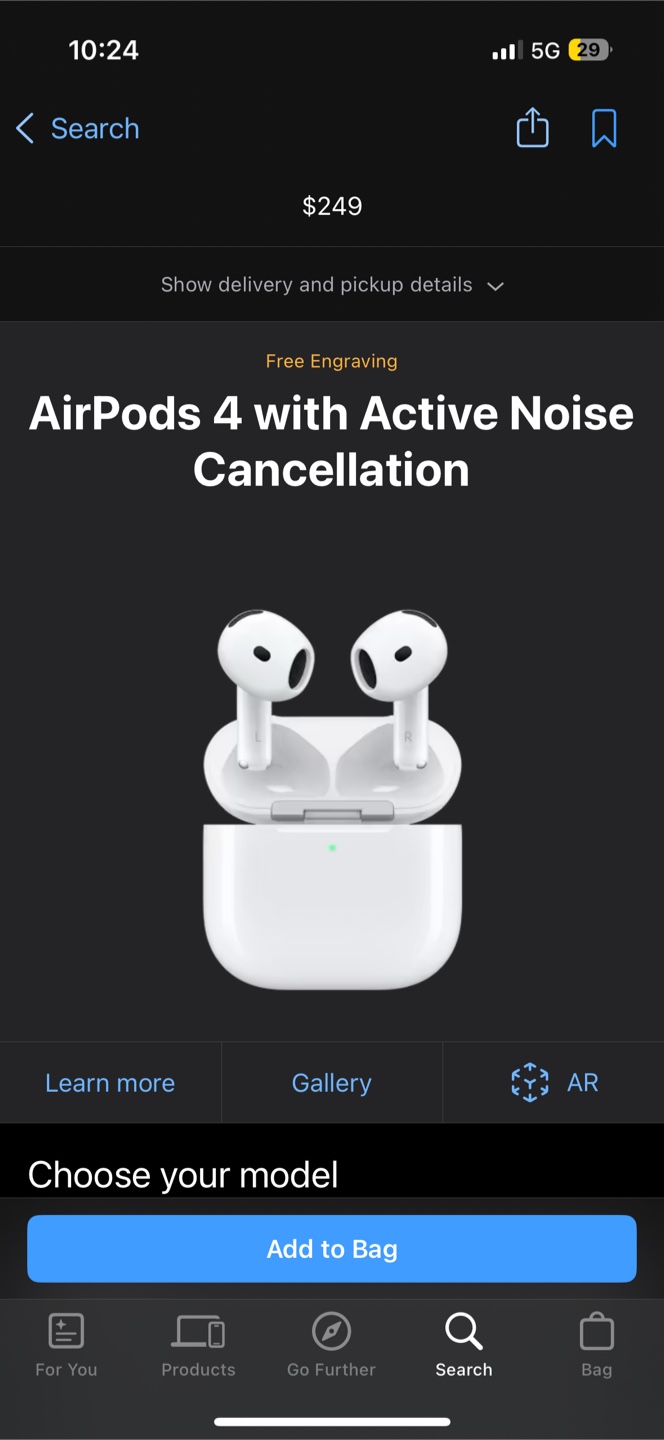 New Apple AirPods 4 with Active Noise Cancellation - photo 2