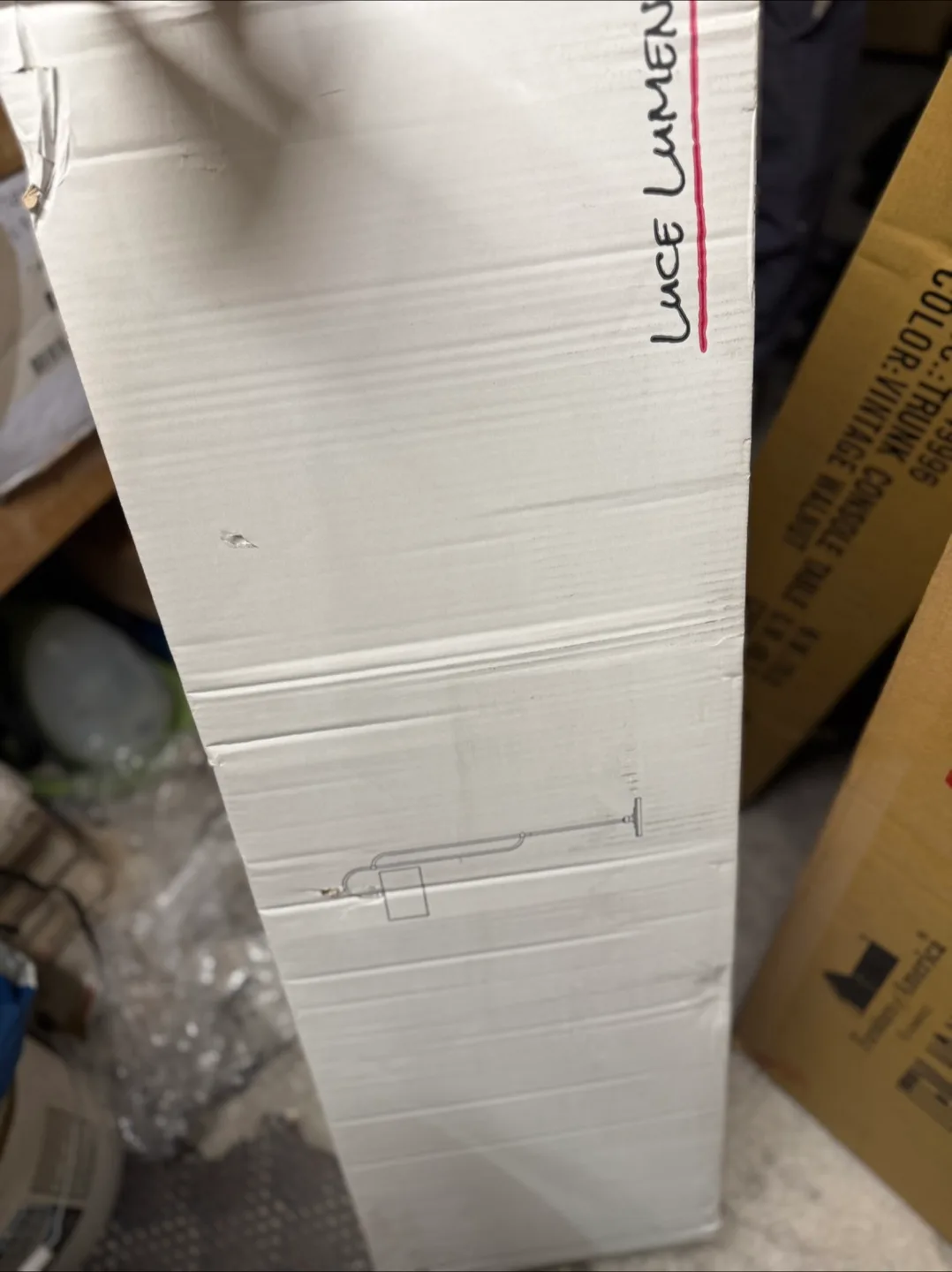 Luce Lumen LL2032 Black Floor Lamp image indicator(2)