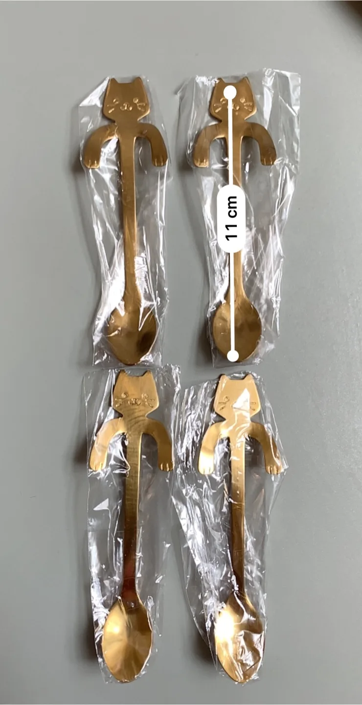 🆕Cat Coffee Spoon-set of 4 image indicator(5)