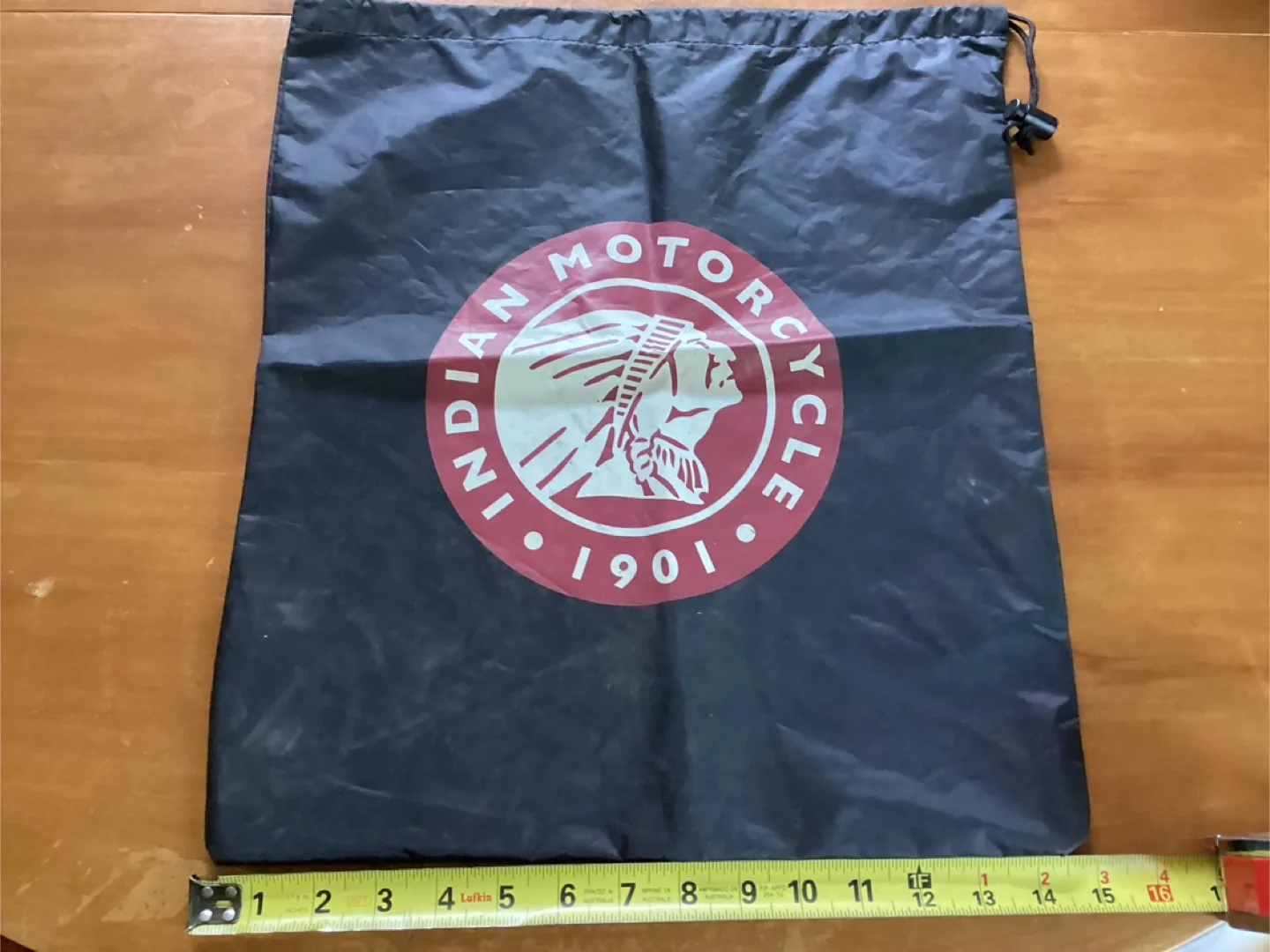 Vintage “INDIAN MOTORCYCLE 1901” Drawstring Bag thumbnail