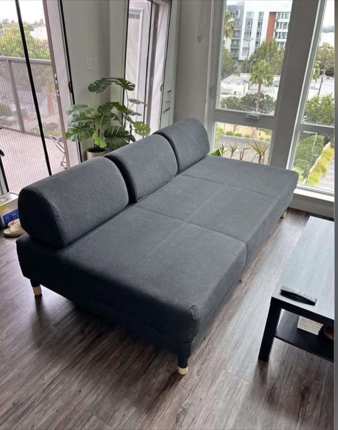 Dark Gray Sleeper Sofa Bed