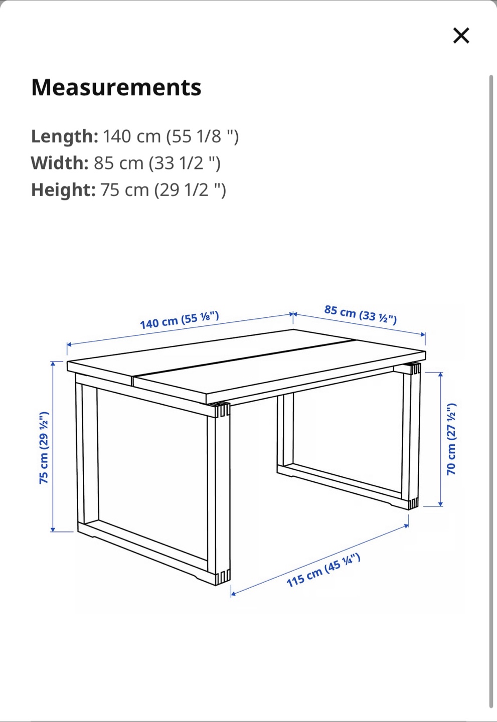 IKEA Dining Table - Brown - photo 4