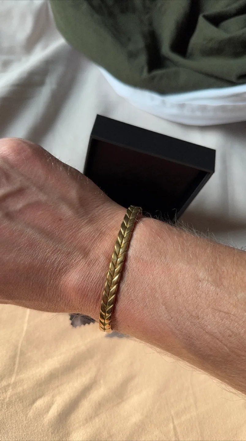 Seekers Men's Jewelry Gold Tone Bracelet thumbnail