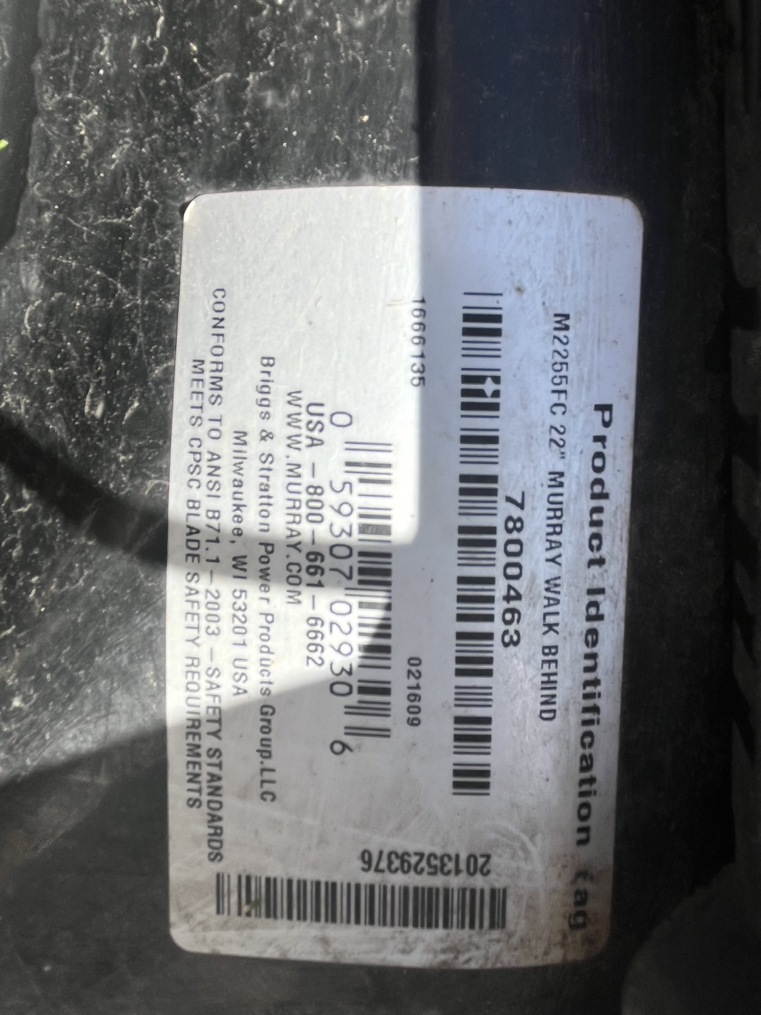 Murray 22" Walk Behind Lawn Mower - photo 3