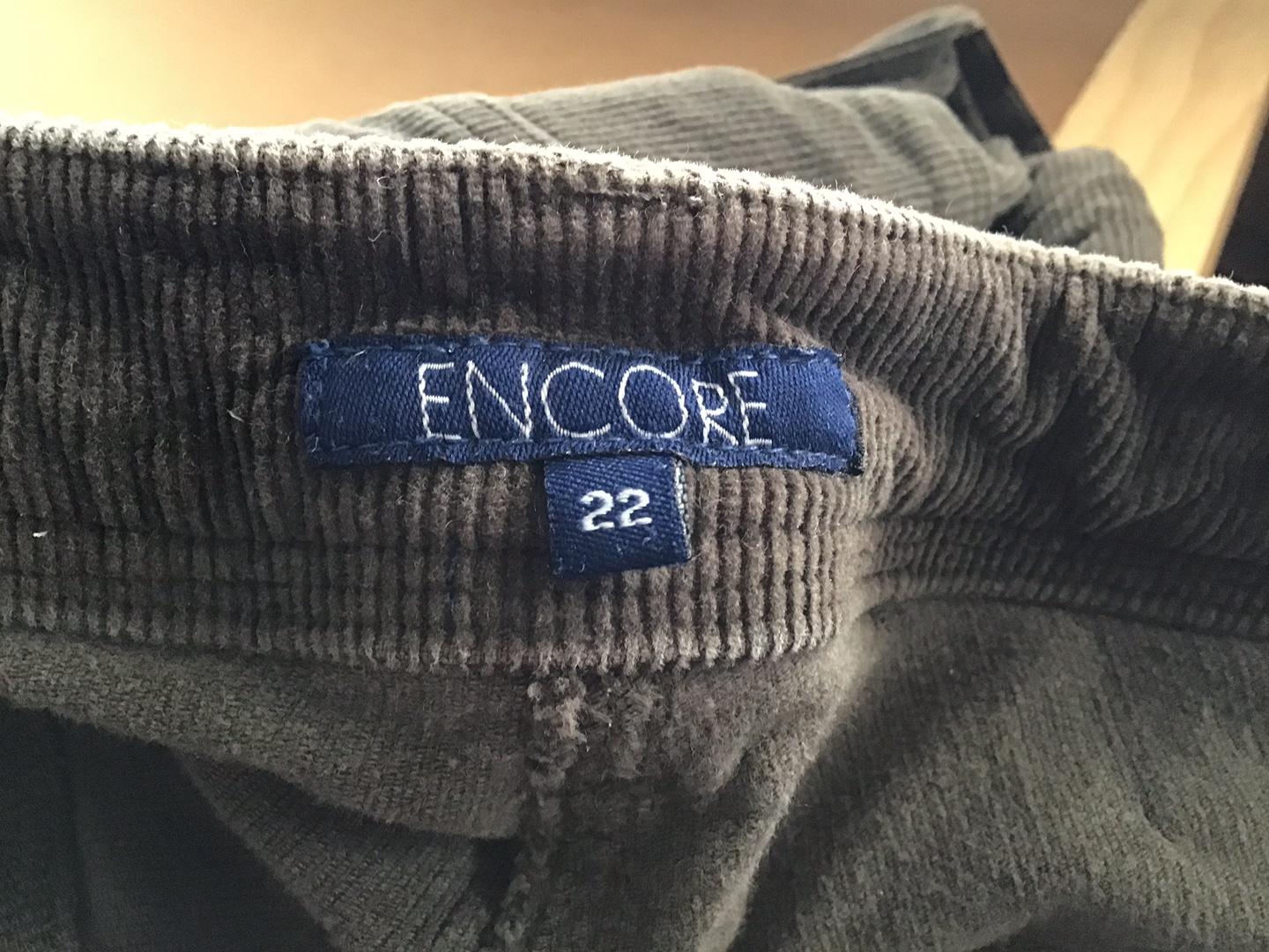 Encore Corduroy Pants - Size 22 - photo 2