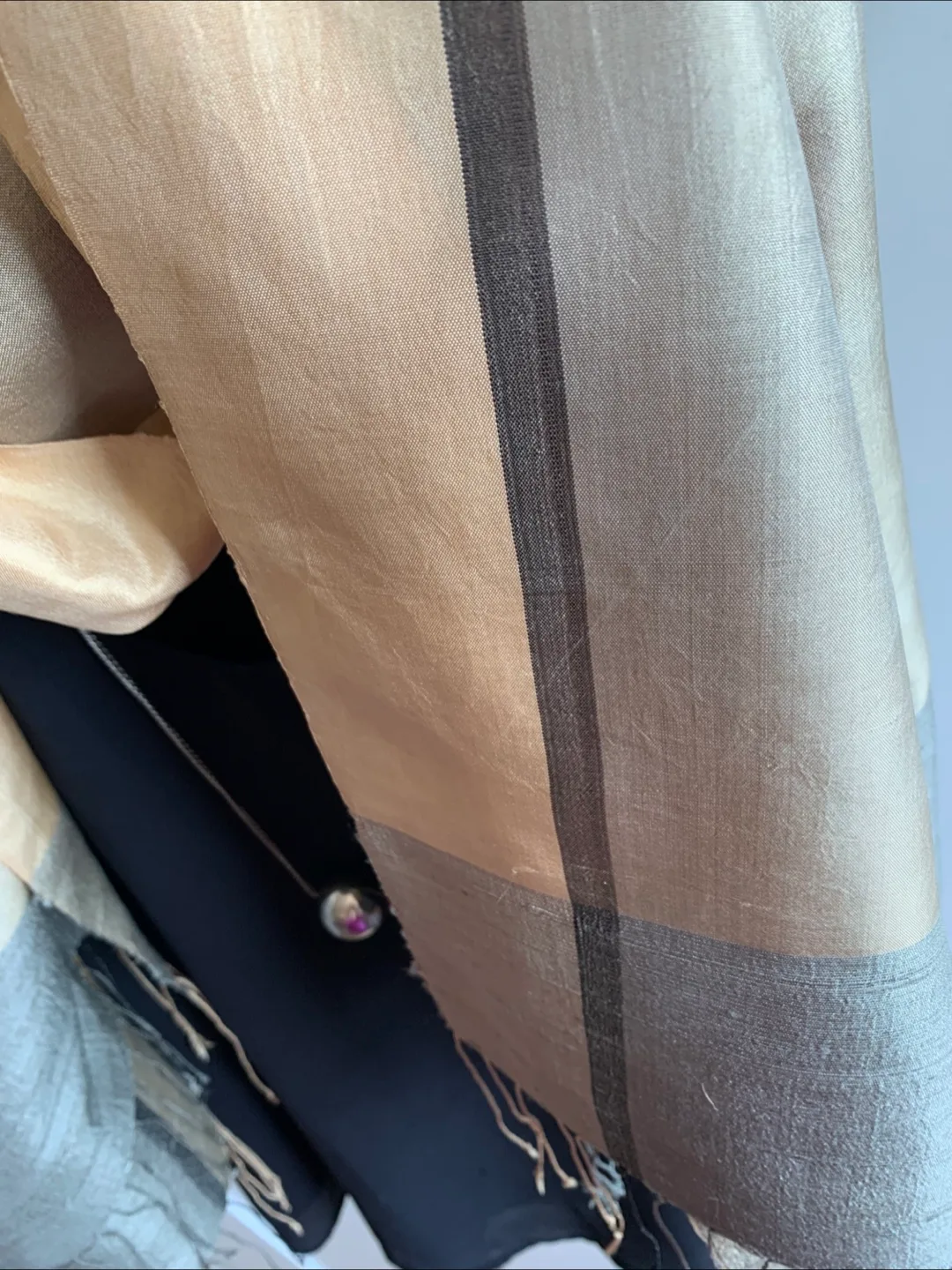 ✨Silk Scarf with Fringes image indicator(3)