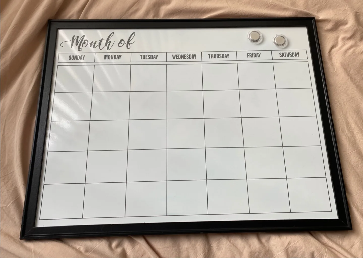 Monthly Calendar WhiteBoard thumbnail