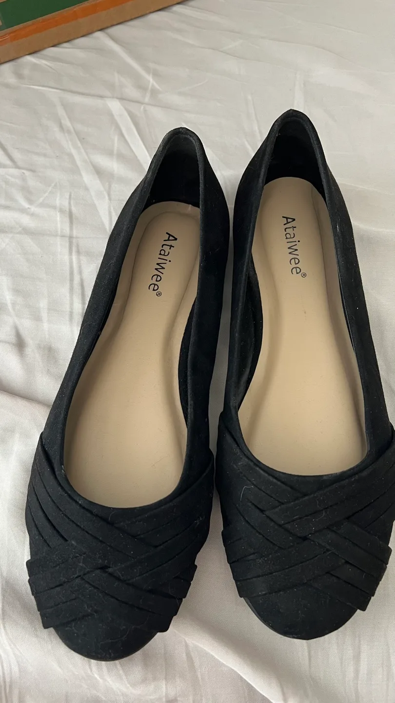 Ataiwee Black Ballet Flats - Size 8.5