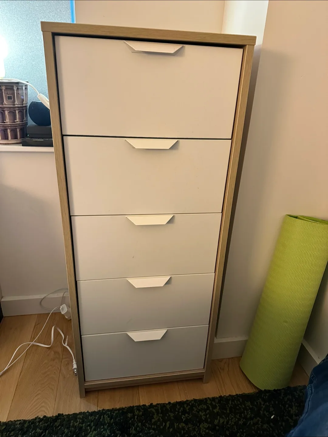 White 5-Drawer Dresser thumbnail