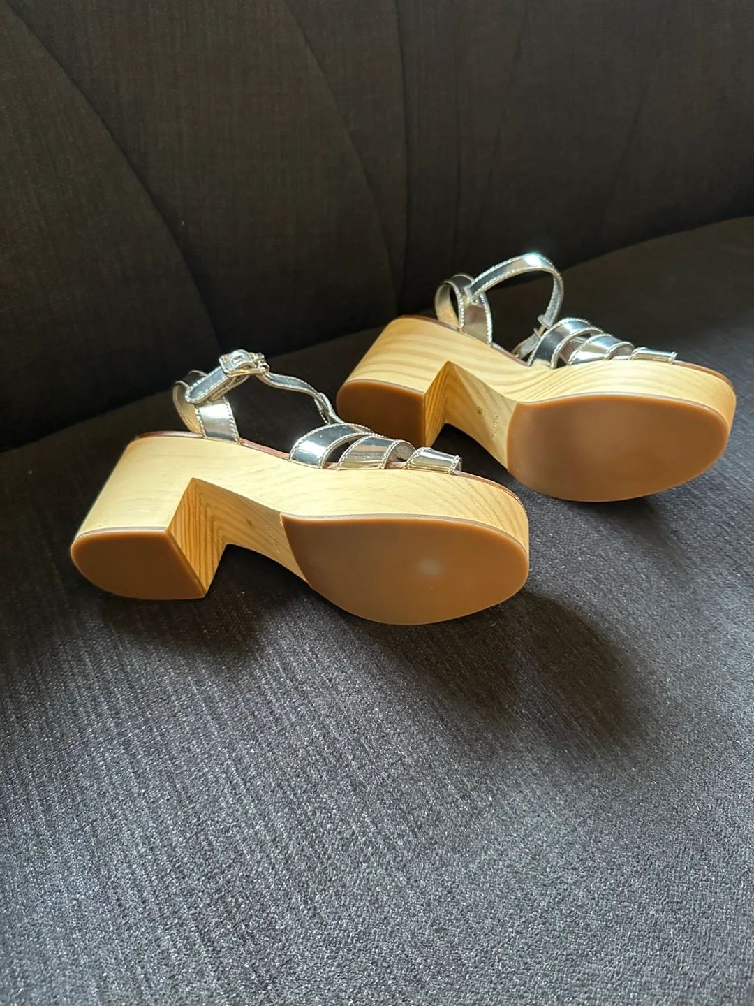 Miu Miu Silver Sandals image indicator(4)