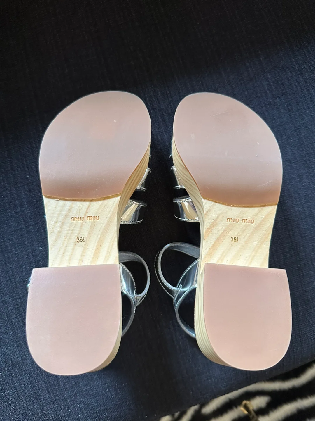 Miu Miu Silver Sandals image indicator(3)