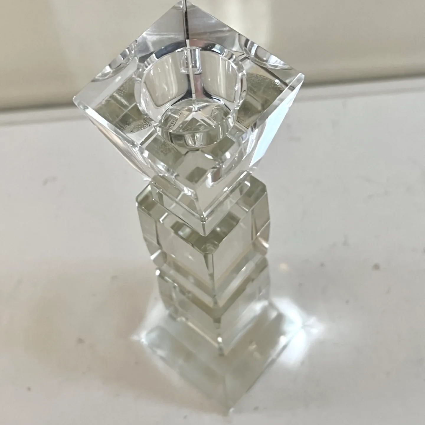 Pair of Geometric Crystal Candle Holders image indicator(3)