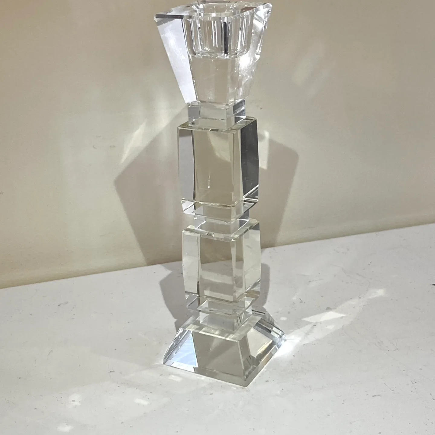 Pair of Geometric Crystal Candle Holders image indicator(2)