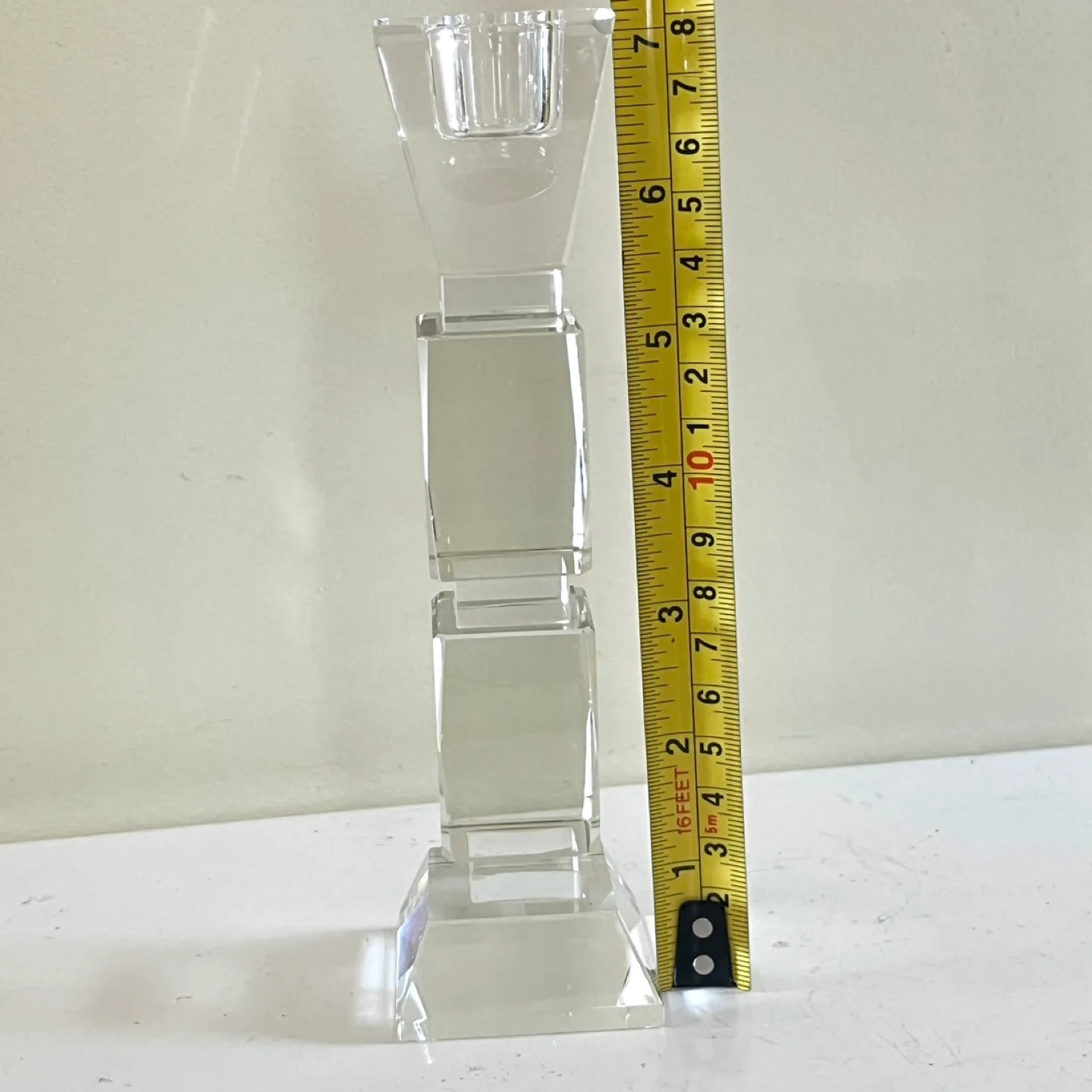 Pair of Geometric Crystal Candle Holders image indicator(4)