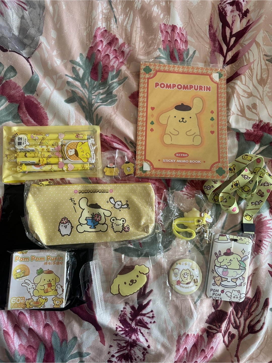 Cute Pompompurin School Supplies Set Kawaii Office
