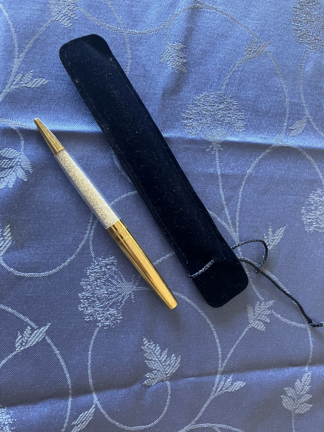 New Swarovski Crystalline Gloss Gold Ballpoint Pen - photo 2