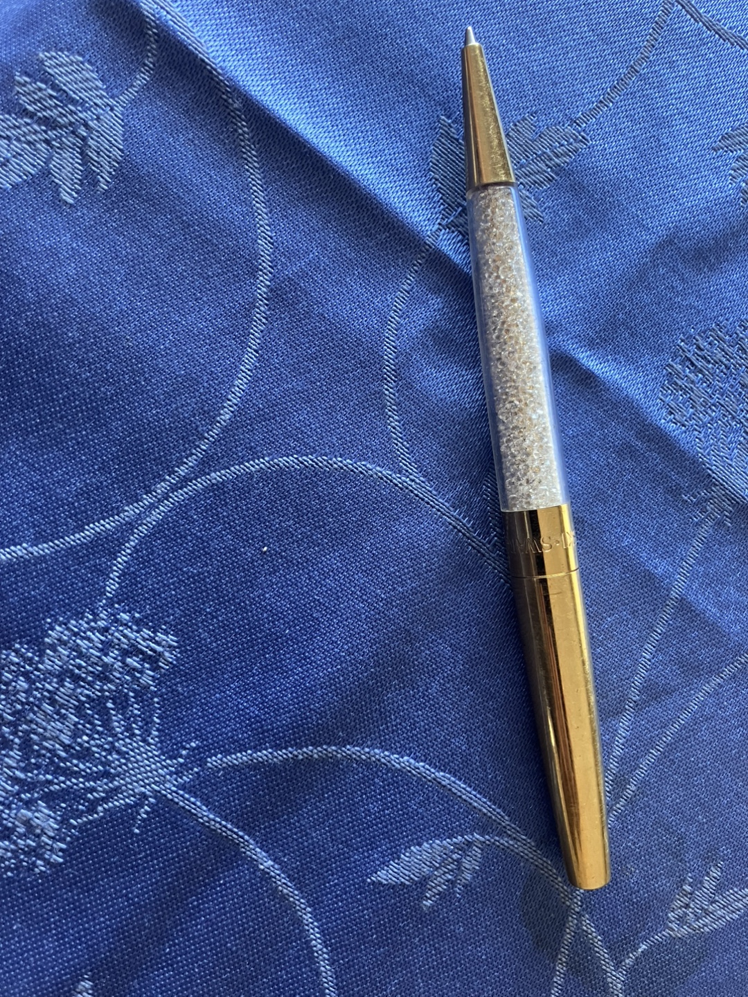 New Swarovski Crystalline Gloss Gold Ballpoint Pen
