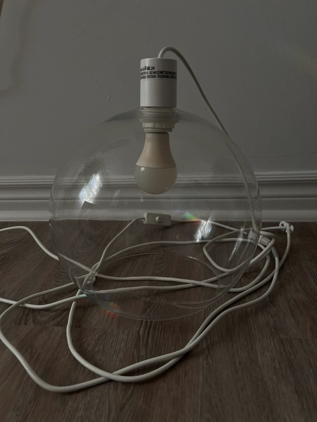 Glass Pendant Light IKEA thumbnail