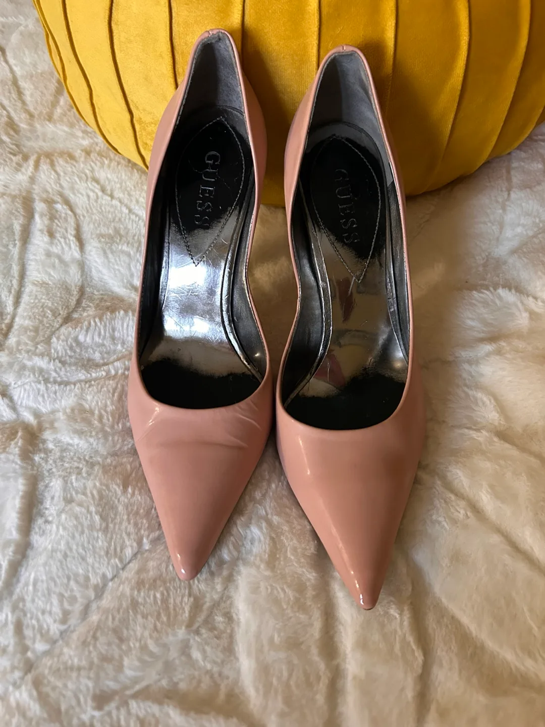 Guess Pink Heels - Size 6.5 thumbnail